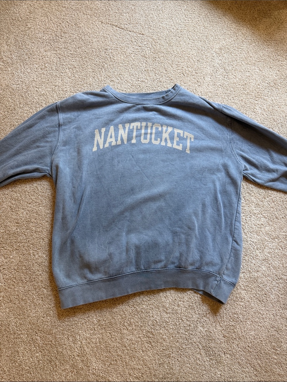 Nantucket Blue Crewneck Sweatshirt